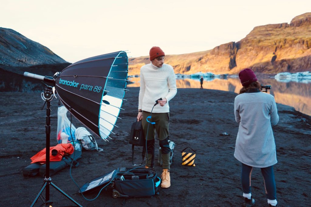 Shooting photo en extérieur en Islande